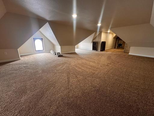 Newly remodeled attic
