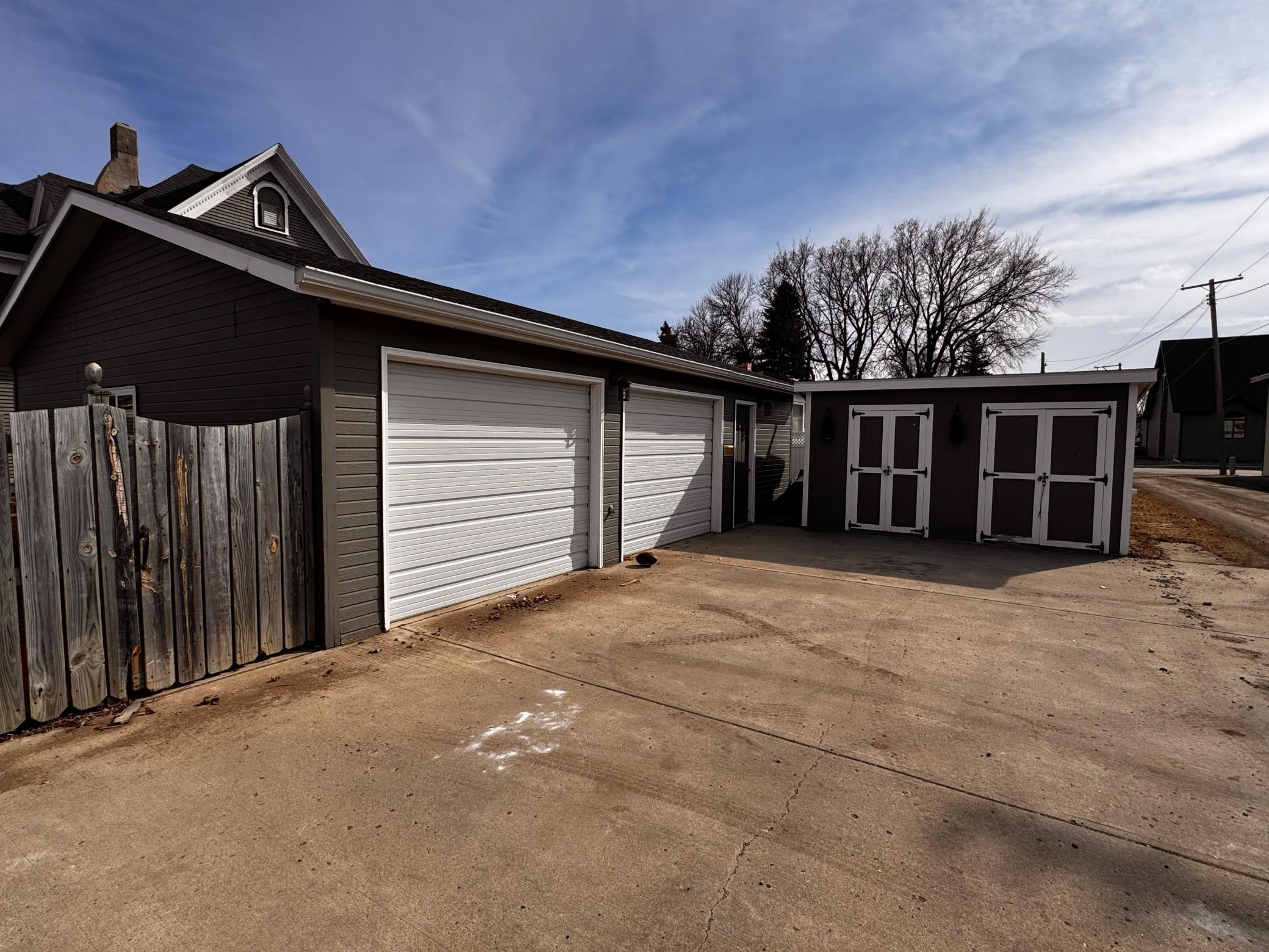 Garage and Shed