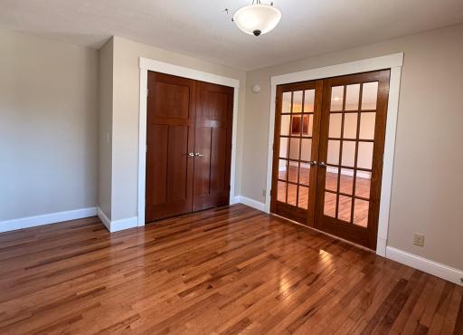 Solid core doors + beautiful french doors