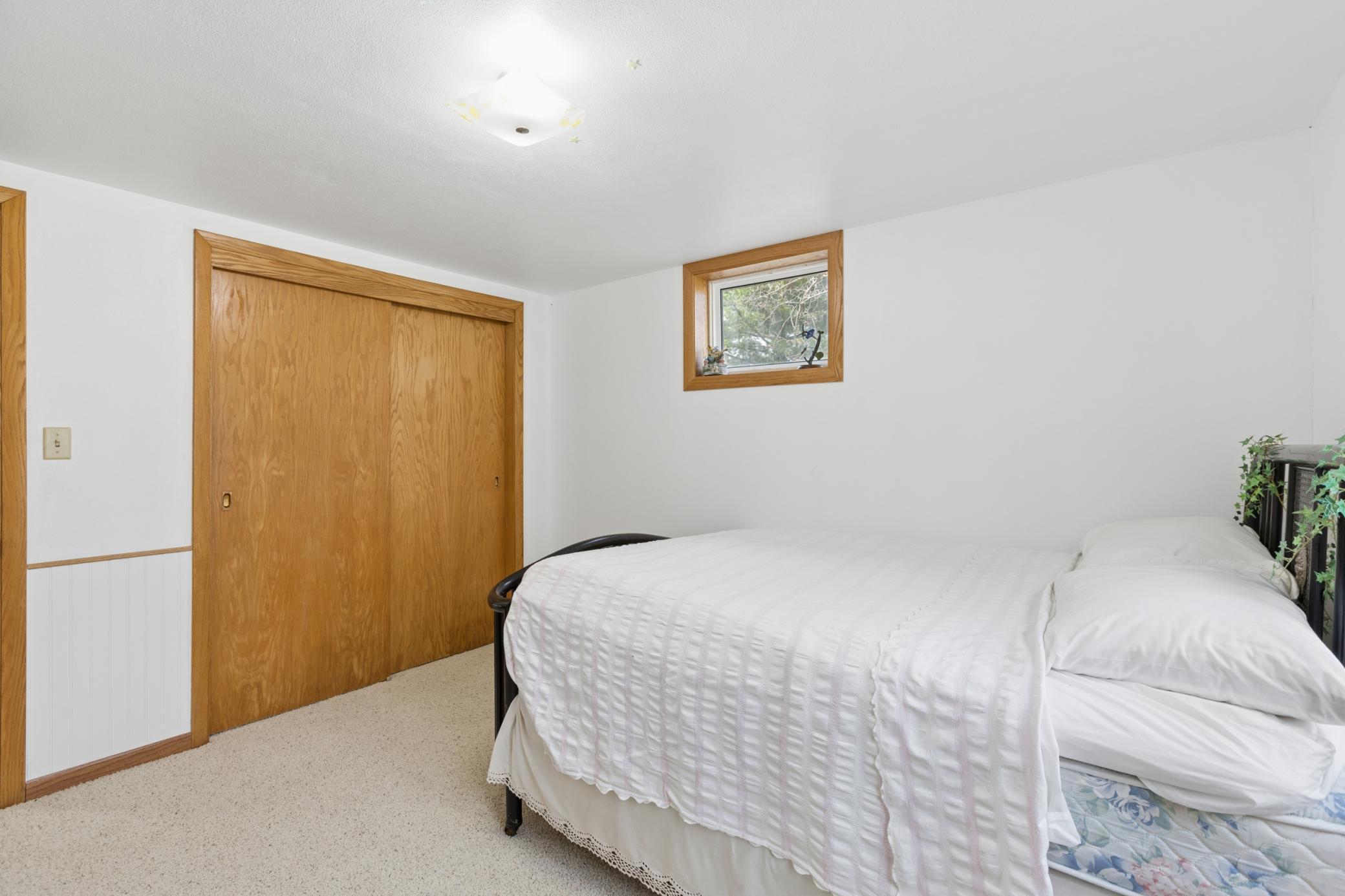 Lower level bedroom