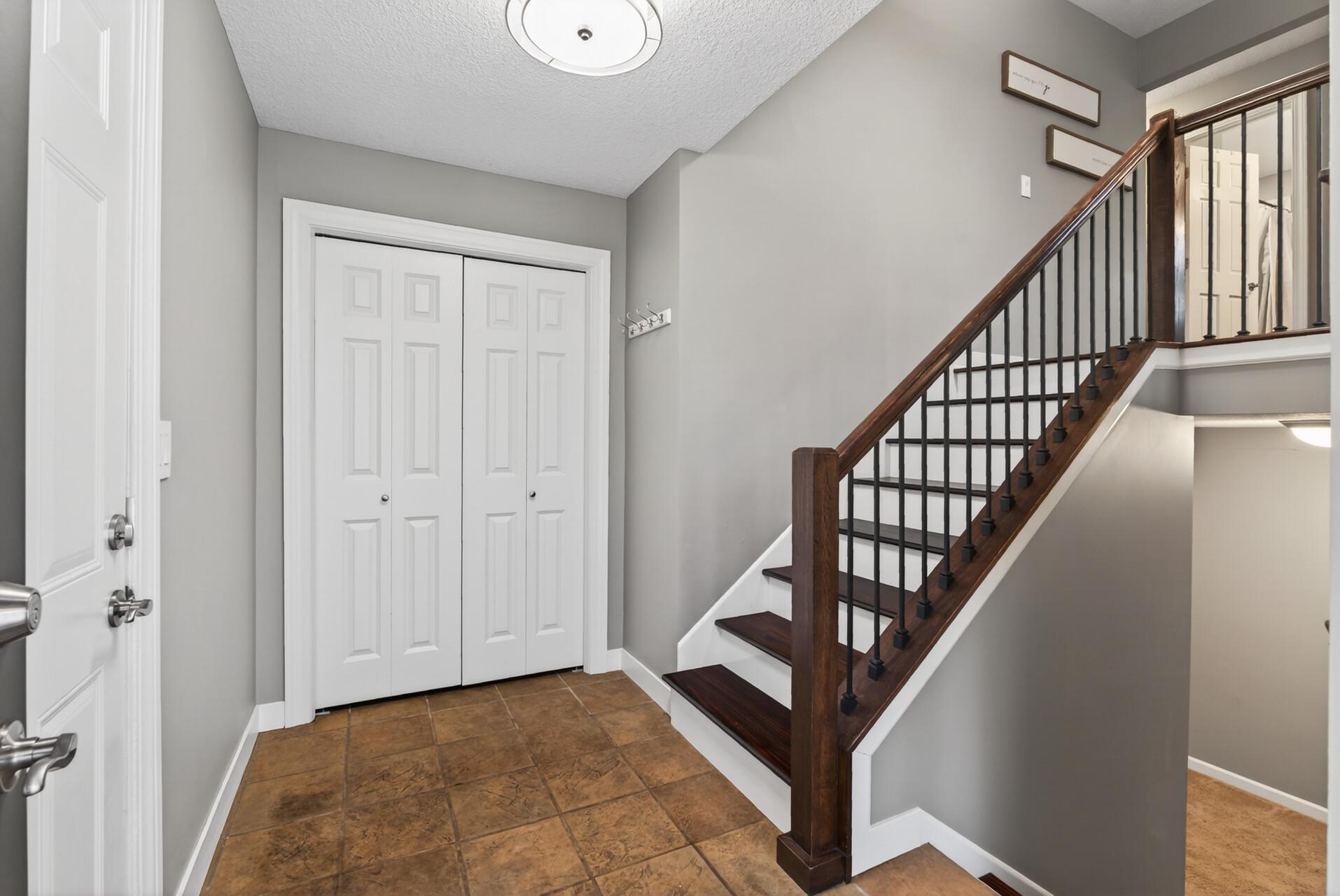 Spacious entry with plenty of storage.