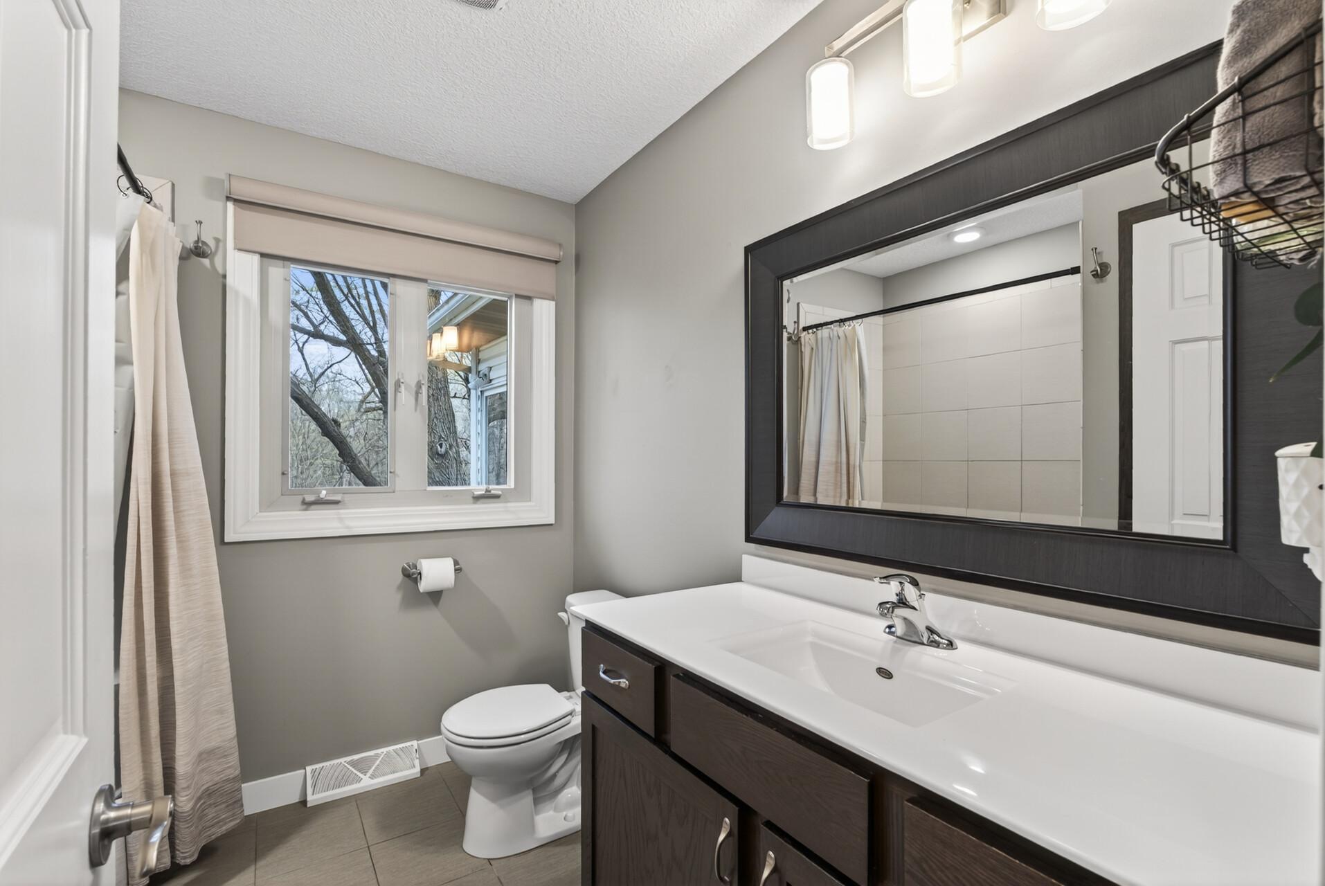 Updated Upper Full Bath