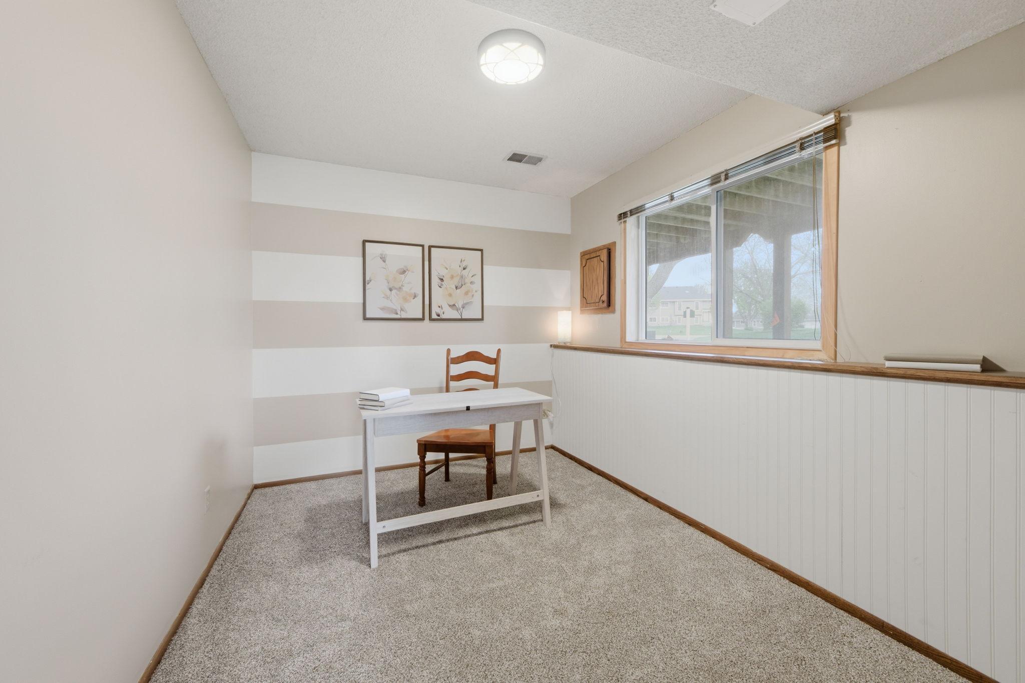 Lower level bedroom