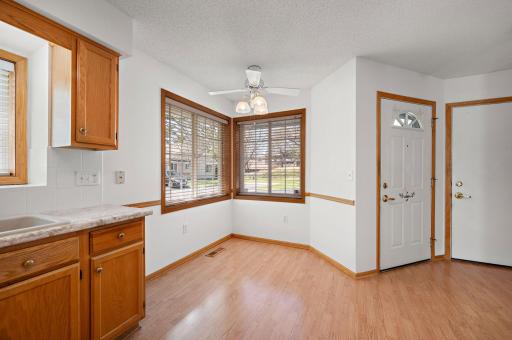 Eat-In Dining Area with front entry nearby