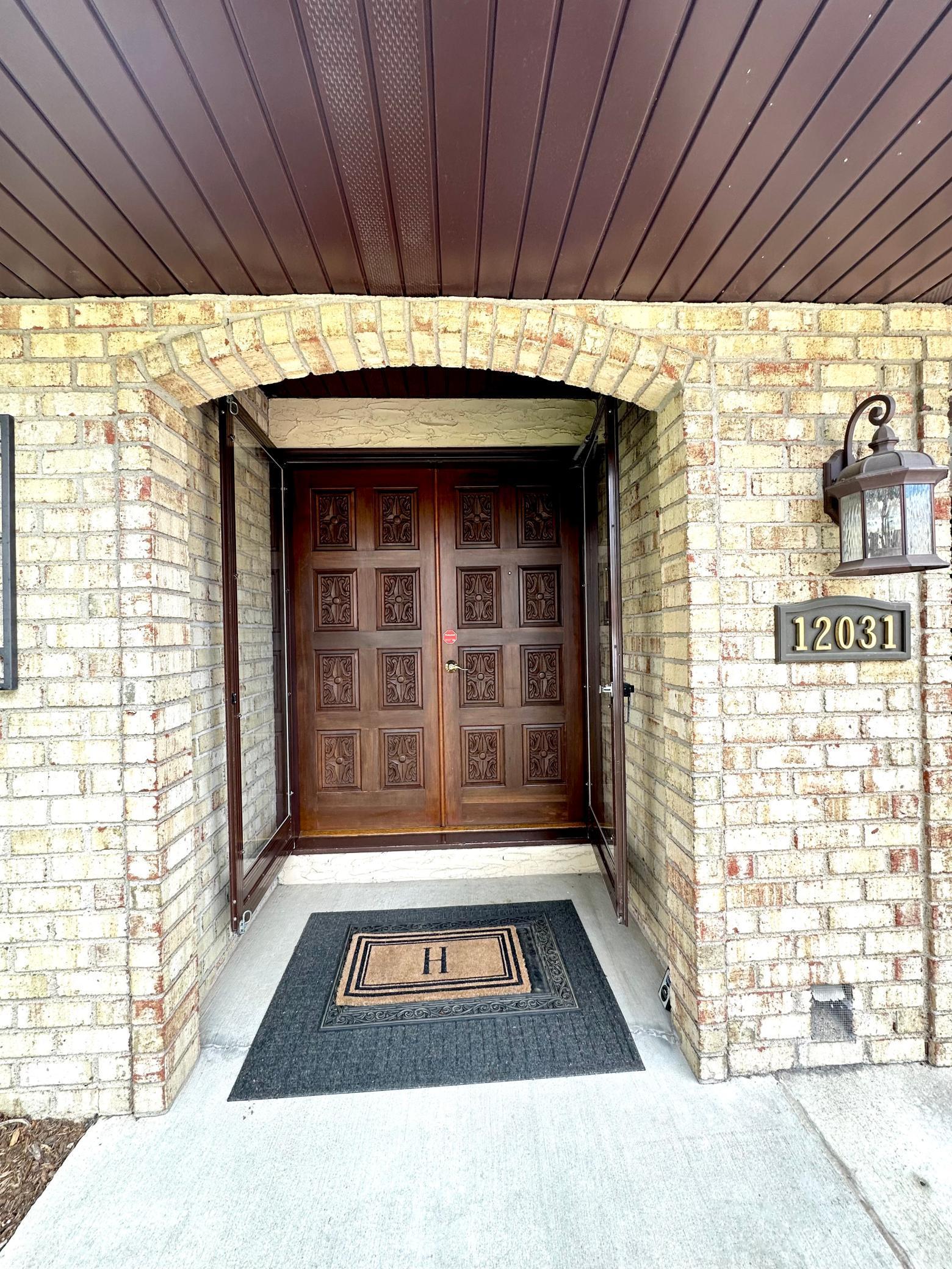 Beautiful custom entry door