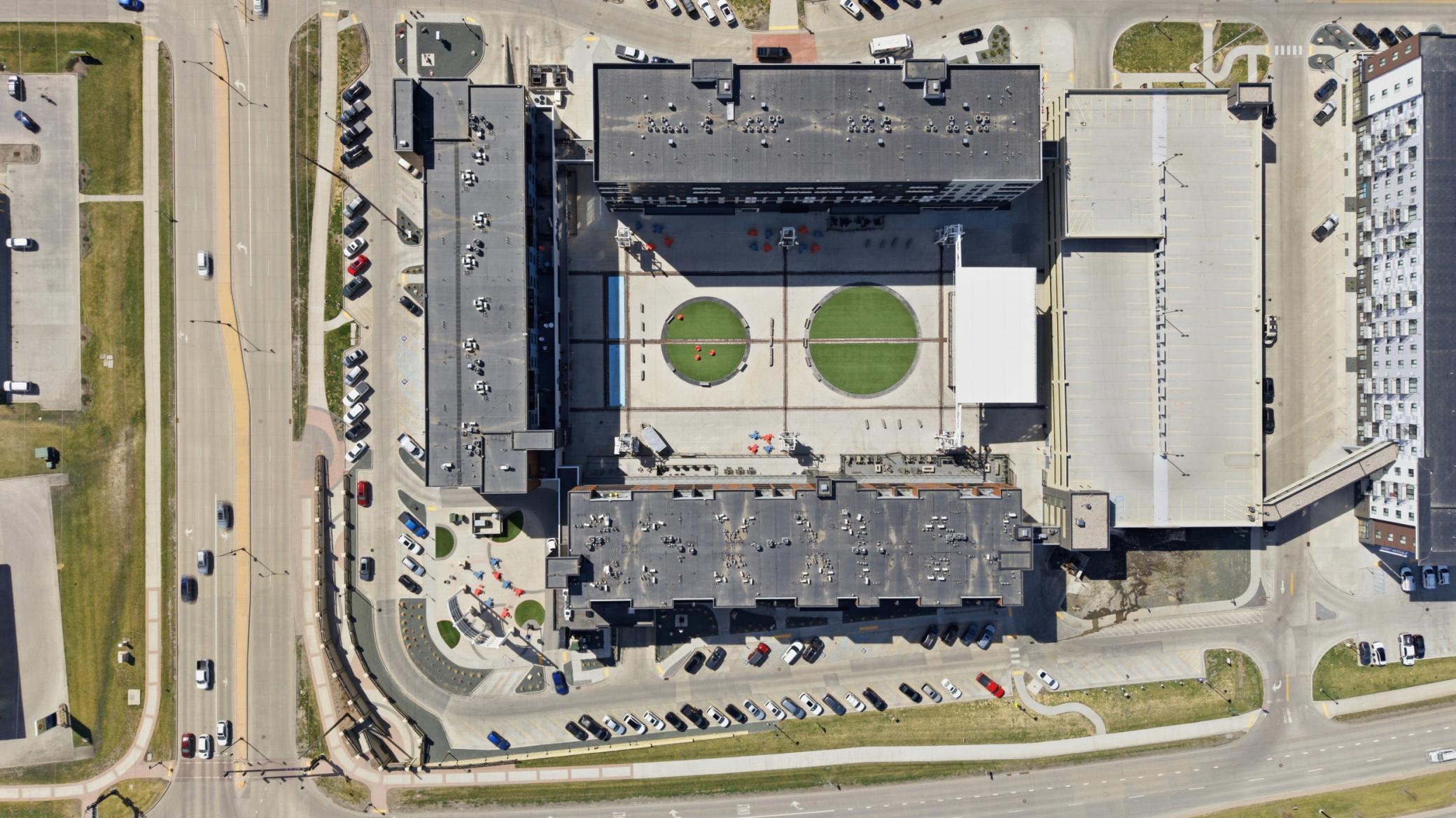 Aerial View of The Lights