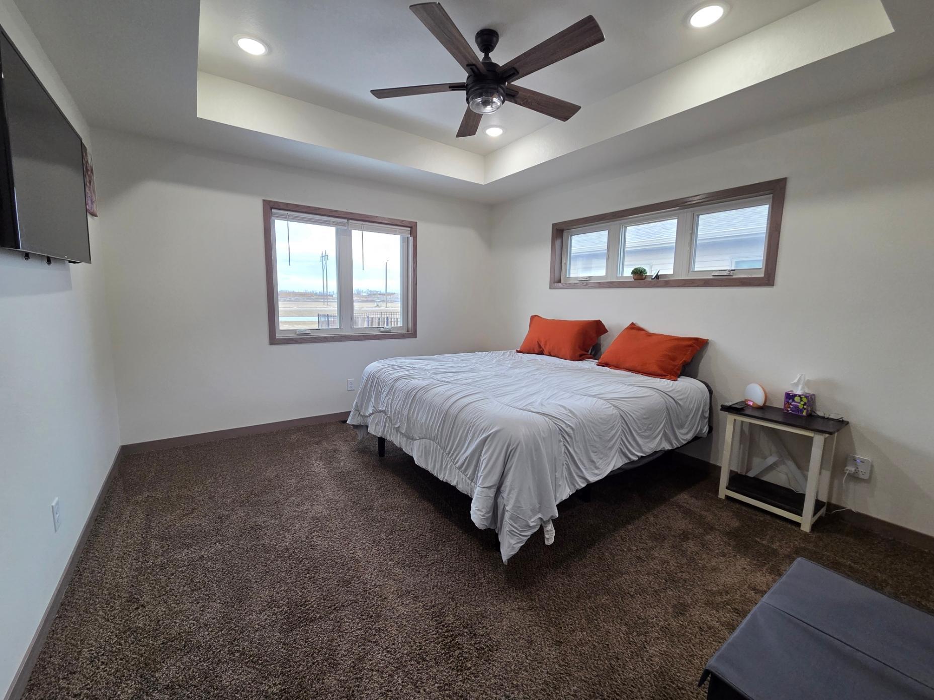 Spacious master bedroom