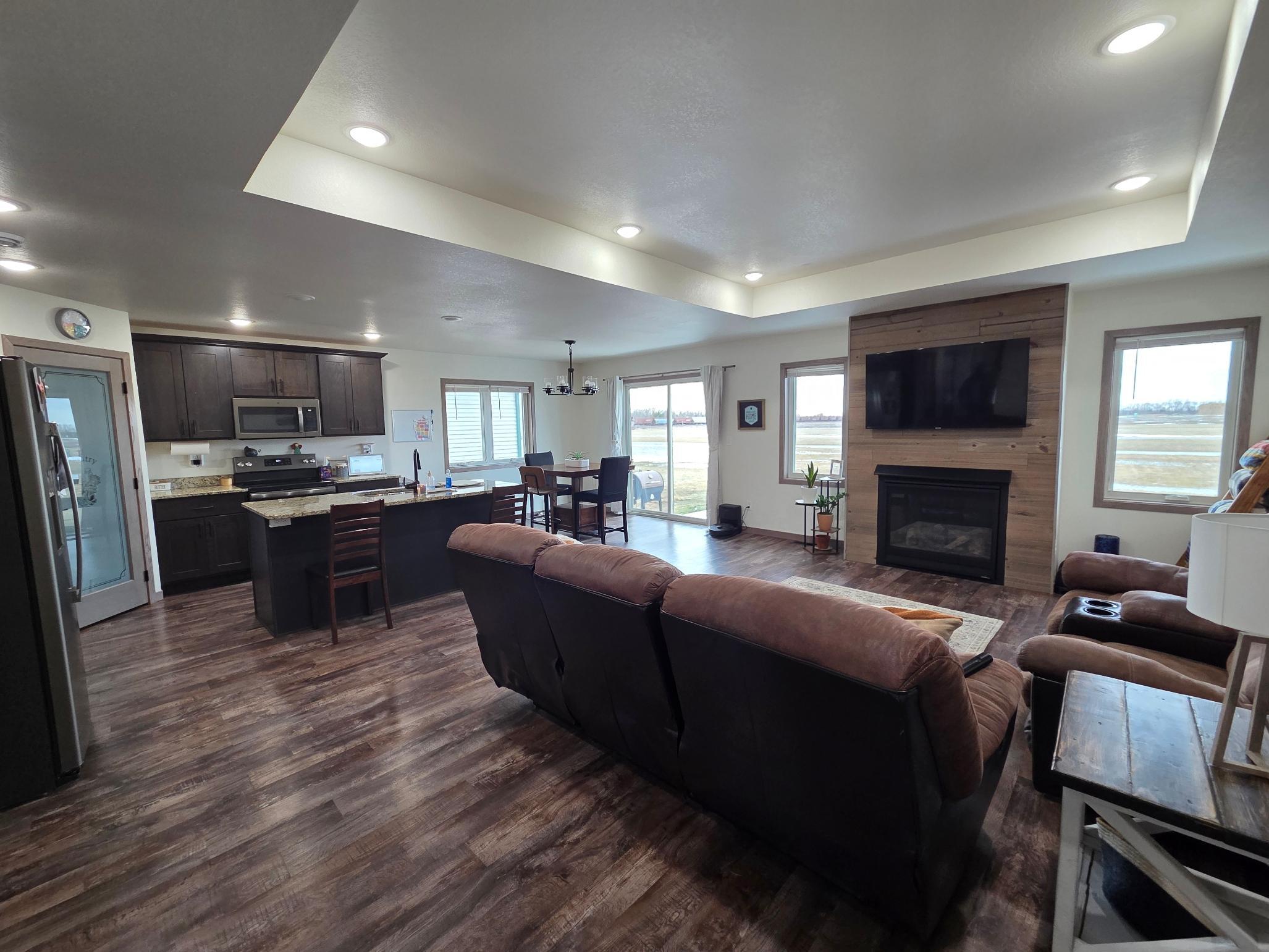 Living Room with cozy fireplace