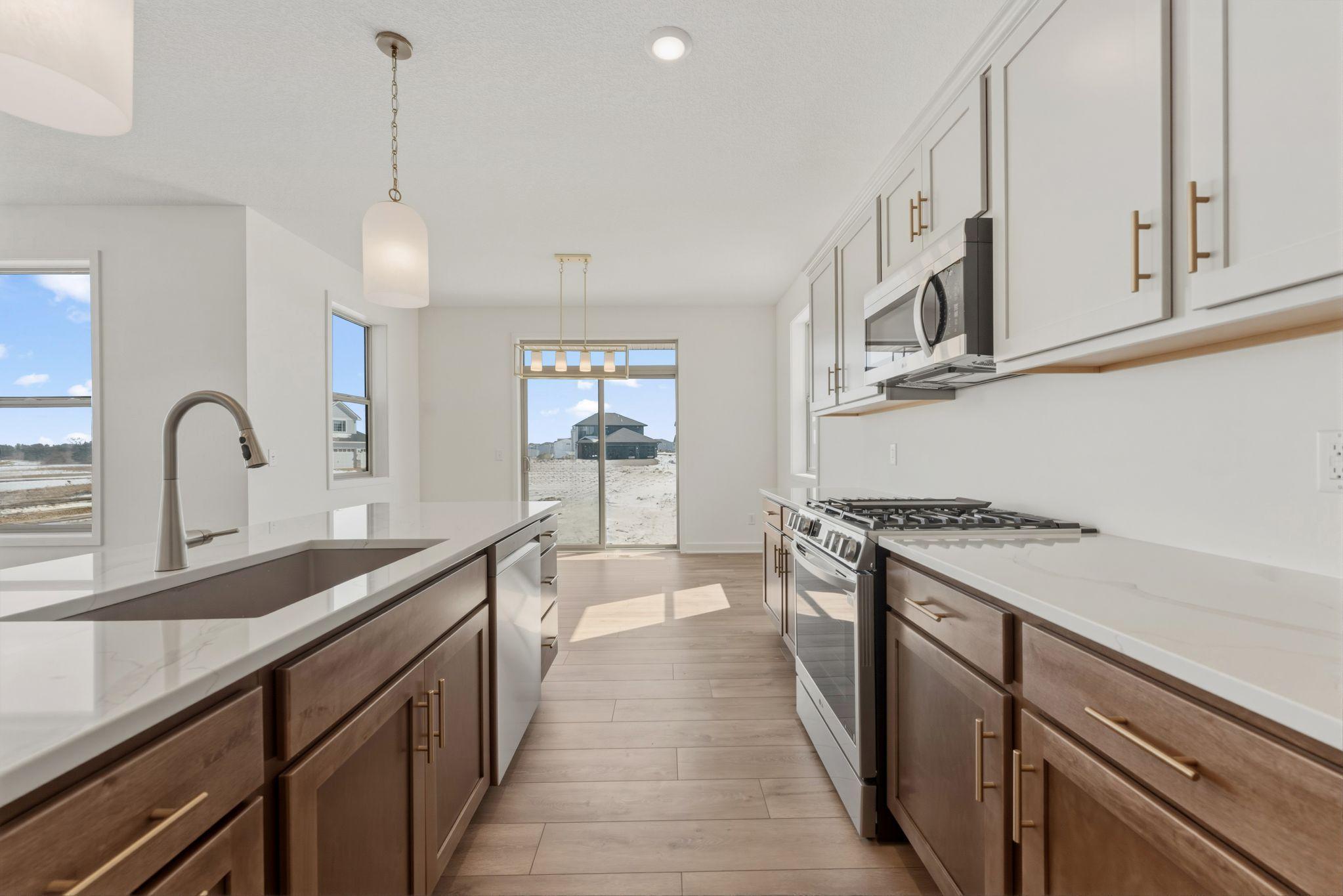 Great work space in the kitchen
