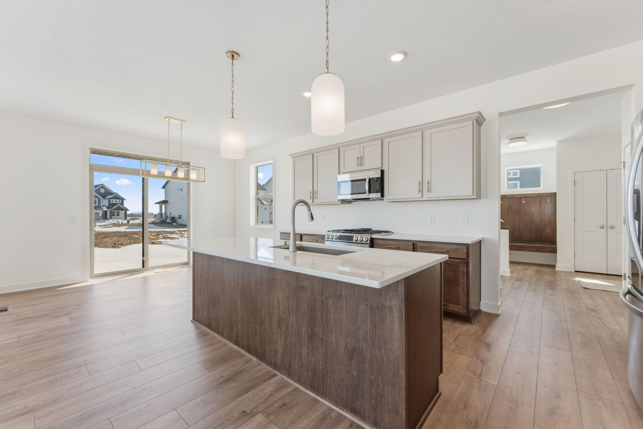Dining area off the kitchen
