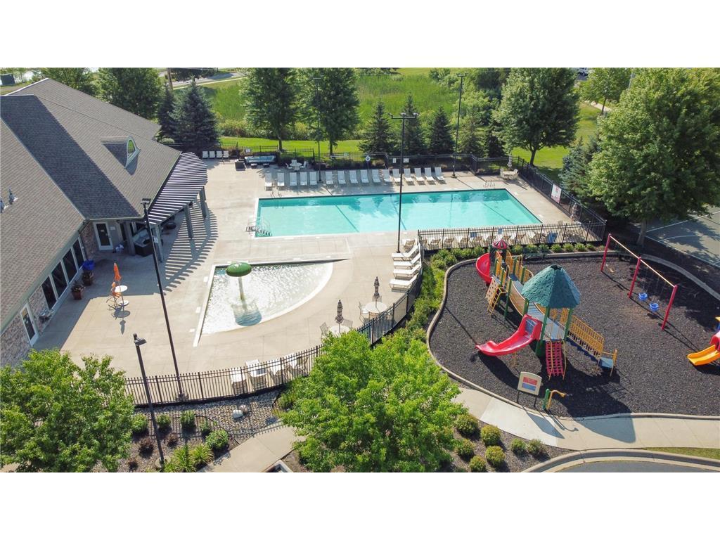Clubhouse aerial view