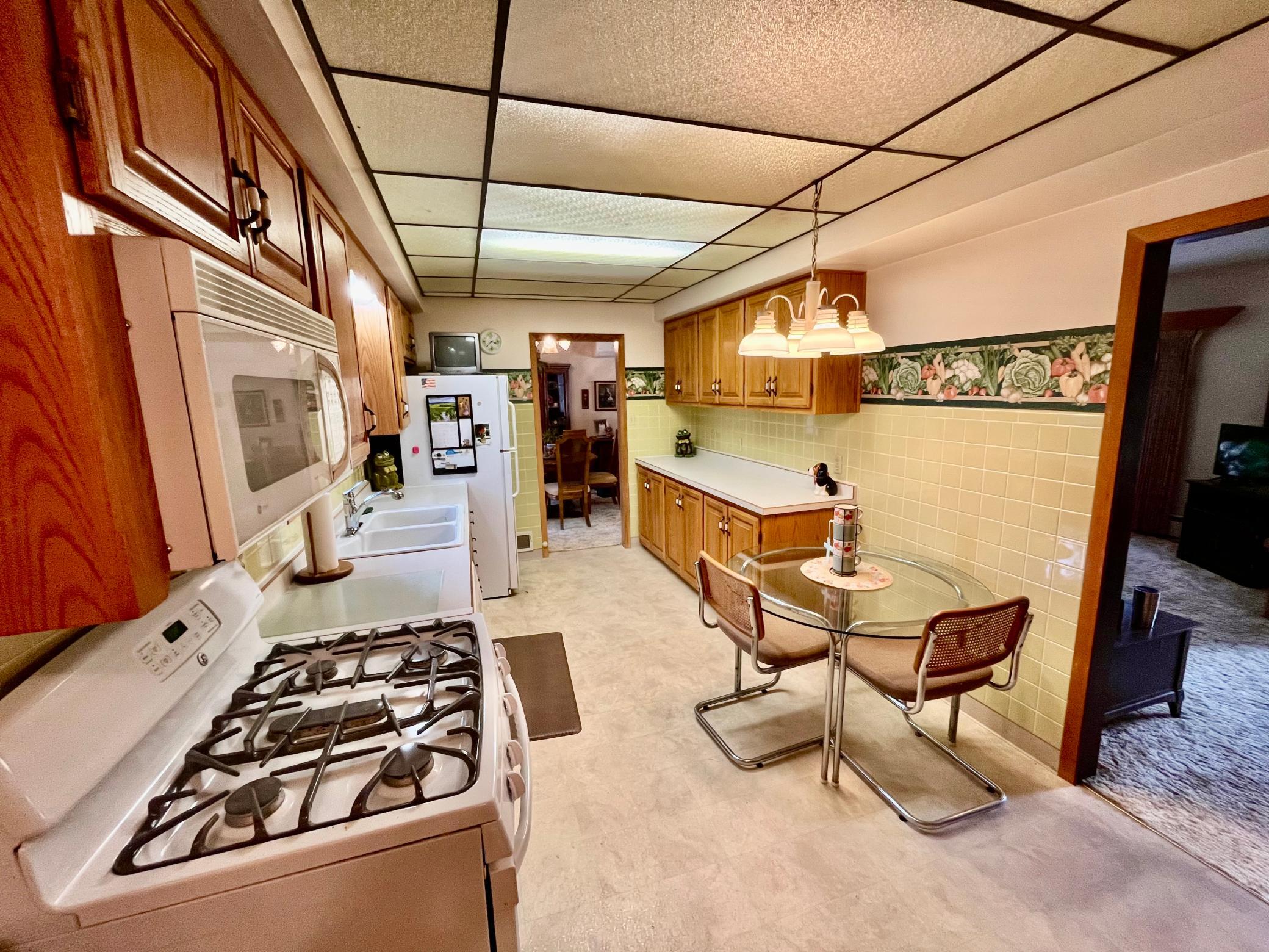 Kitchen from back door