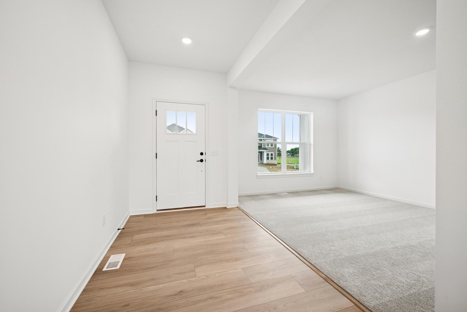 Bright, large, entryway.