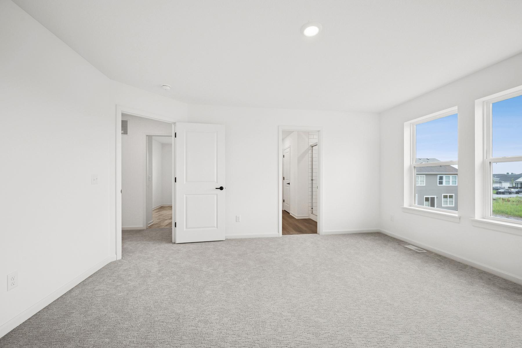 The Owner's Retreat offers an en suite bath.