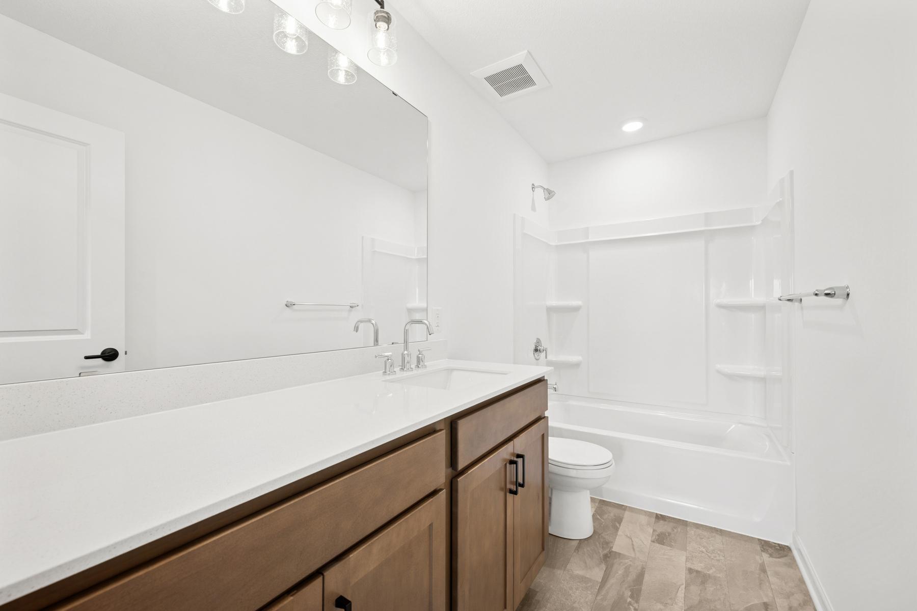 Secondary bath on the 2nd floor.