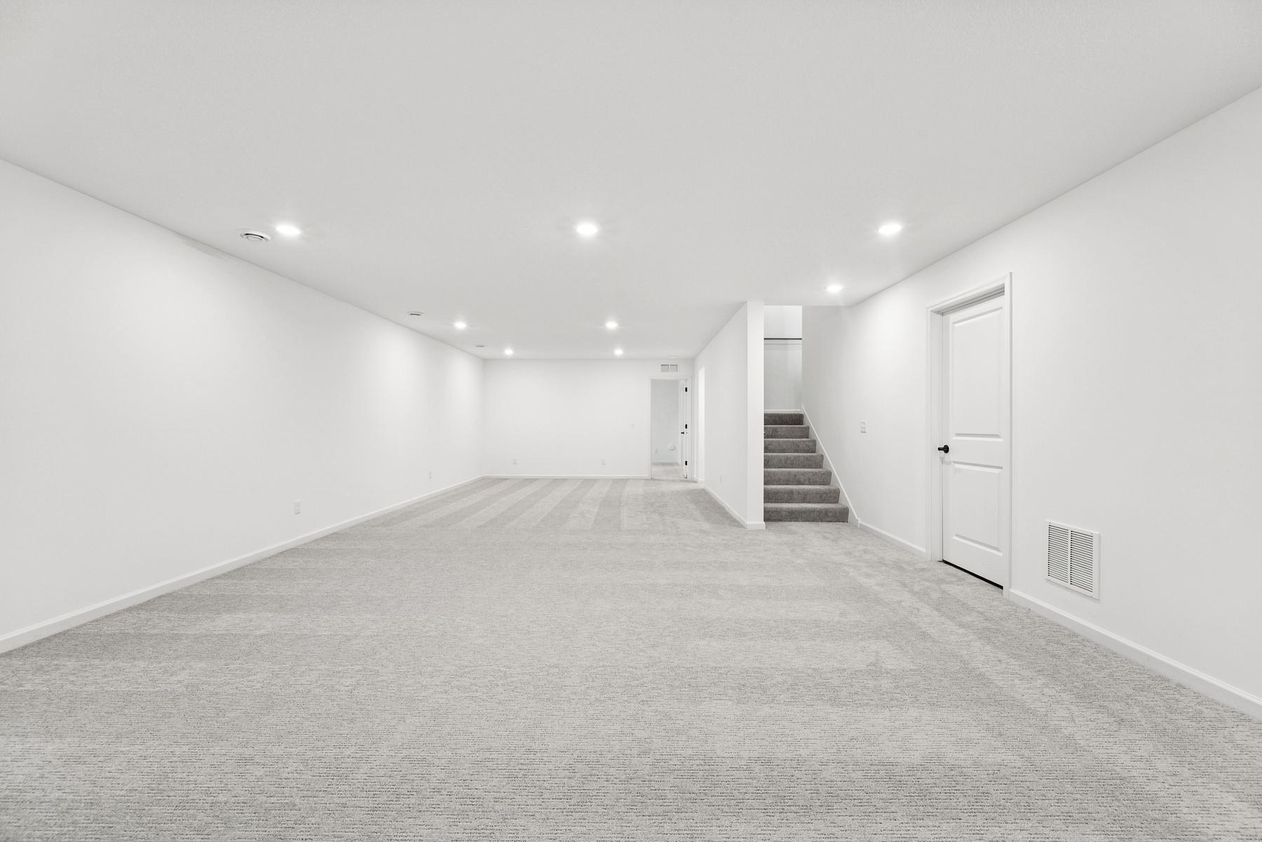 Finished basement large enough for any activity!