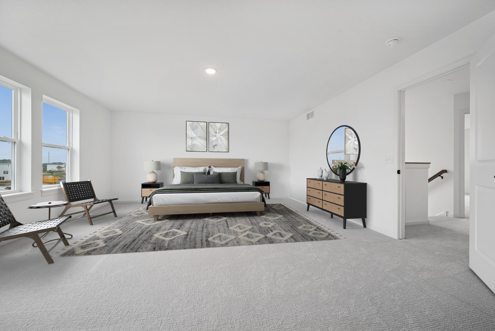 Owners Suite (Virtually staged) *Photos of a similar home*