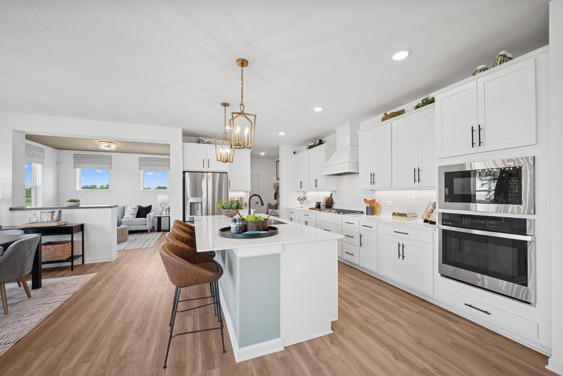 Kitchen. Photo of Model Home - Same plan