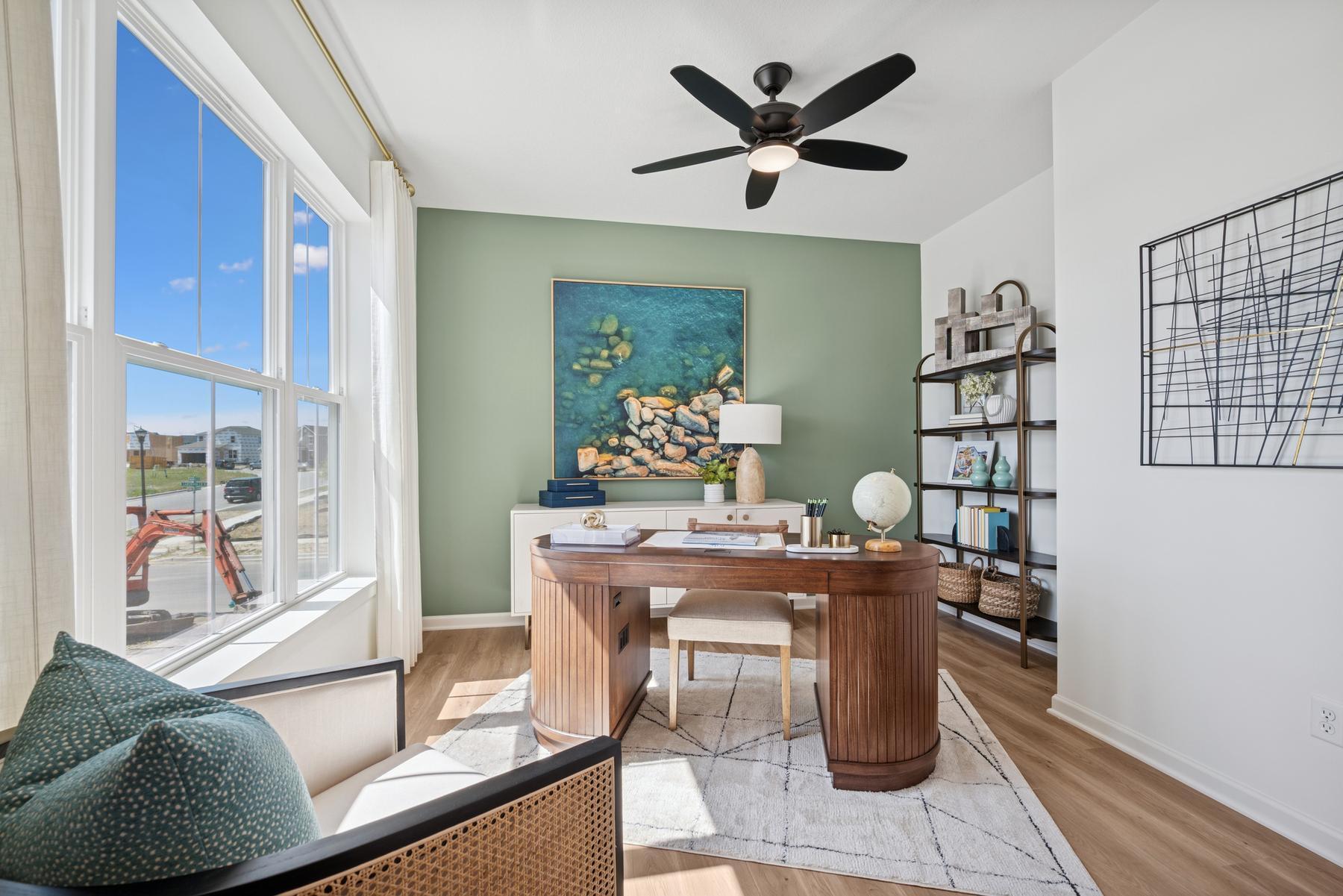 Study. Photo of Model Home - Same Plan