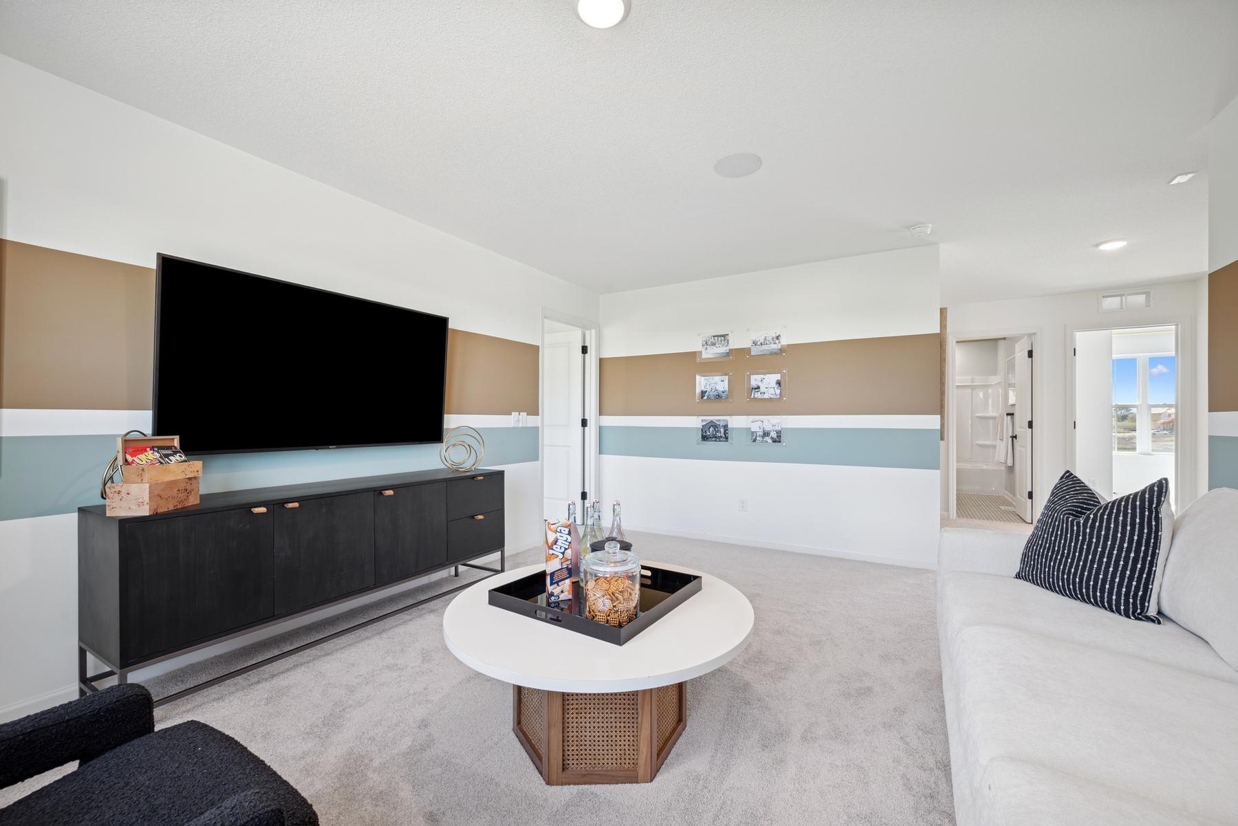 Loft Upstairs. Photo of Model Home - Same Plan