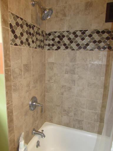 Tiled Shower/Upstairs