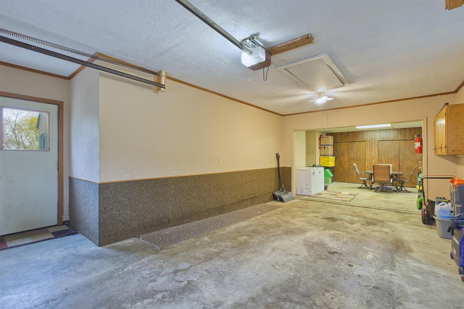 Attached garage