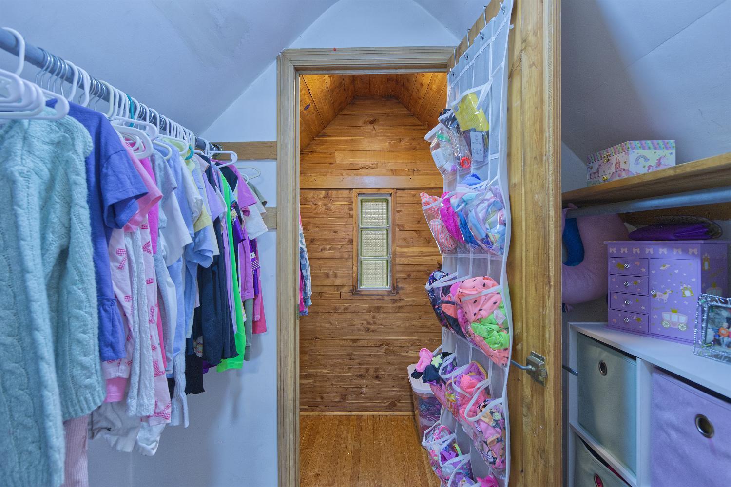 Walk in includes cedar closet space