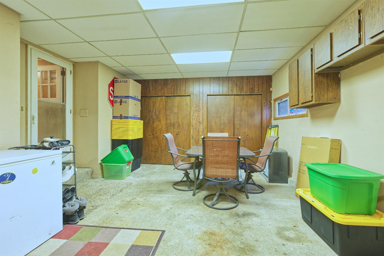 Attached garage