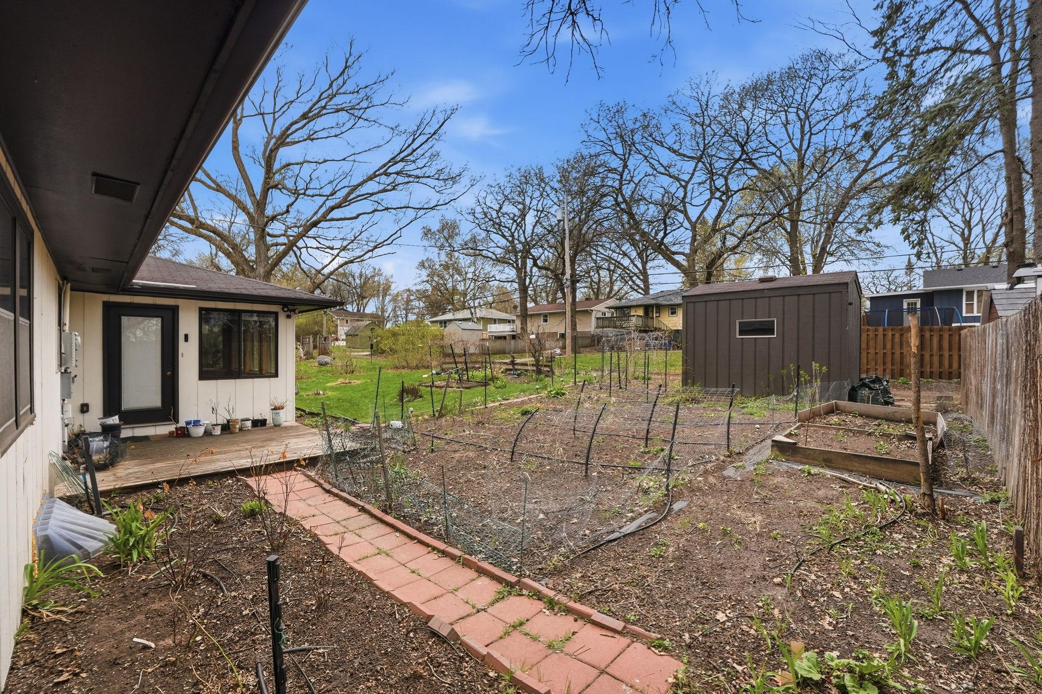 This backyard will be blooming soon!