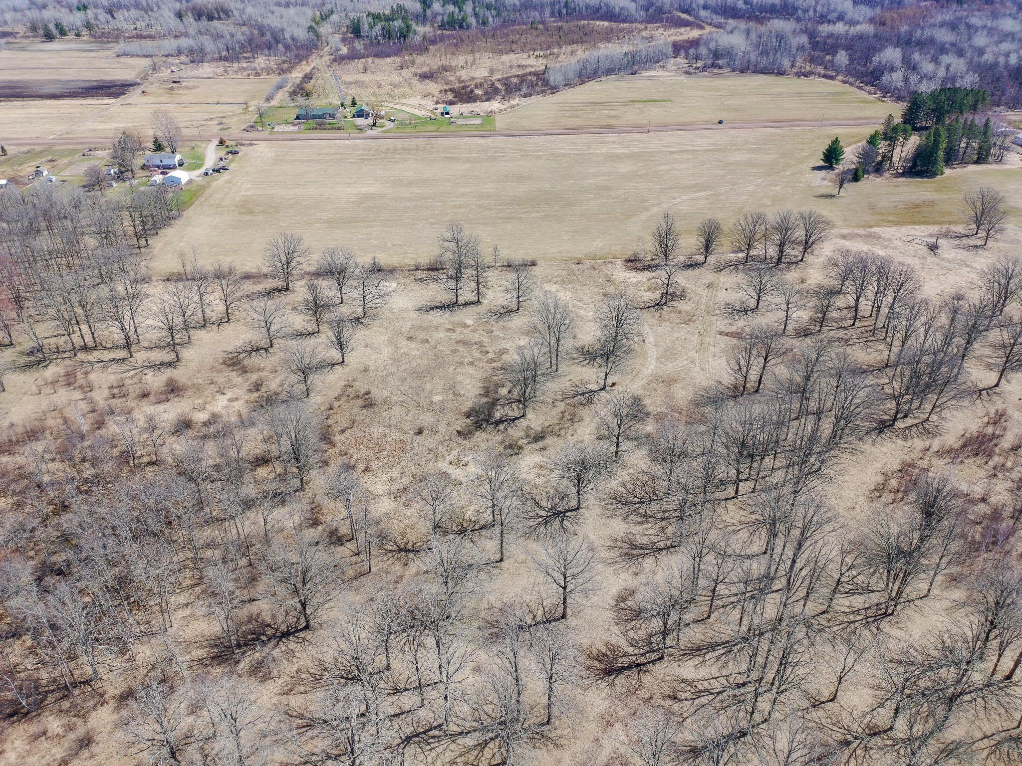 Another view of the hay field.
