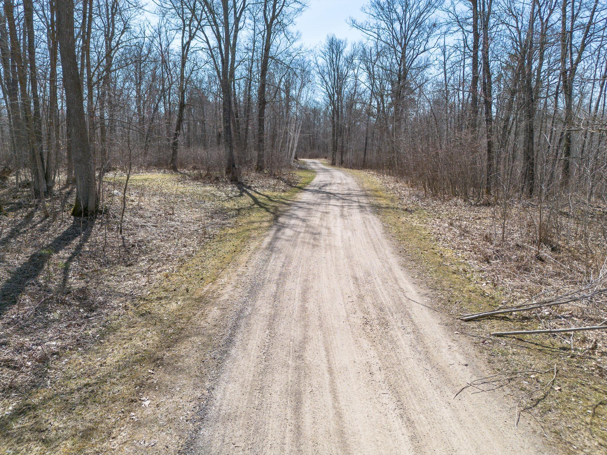 Roads and wide trails all around the property.