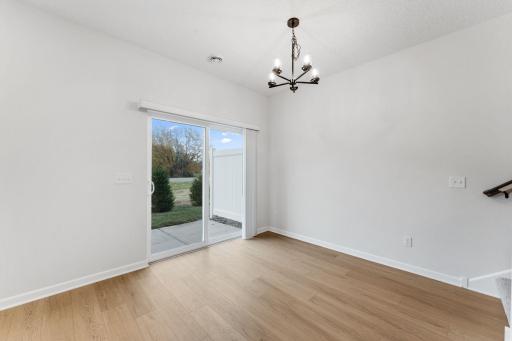Dining room - for illustrative purposes only