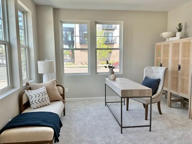 Flex room. Photo is of a similar model home.