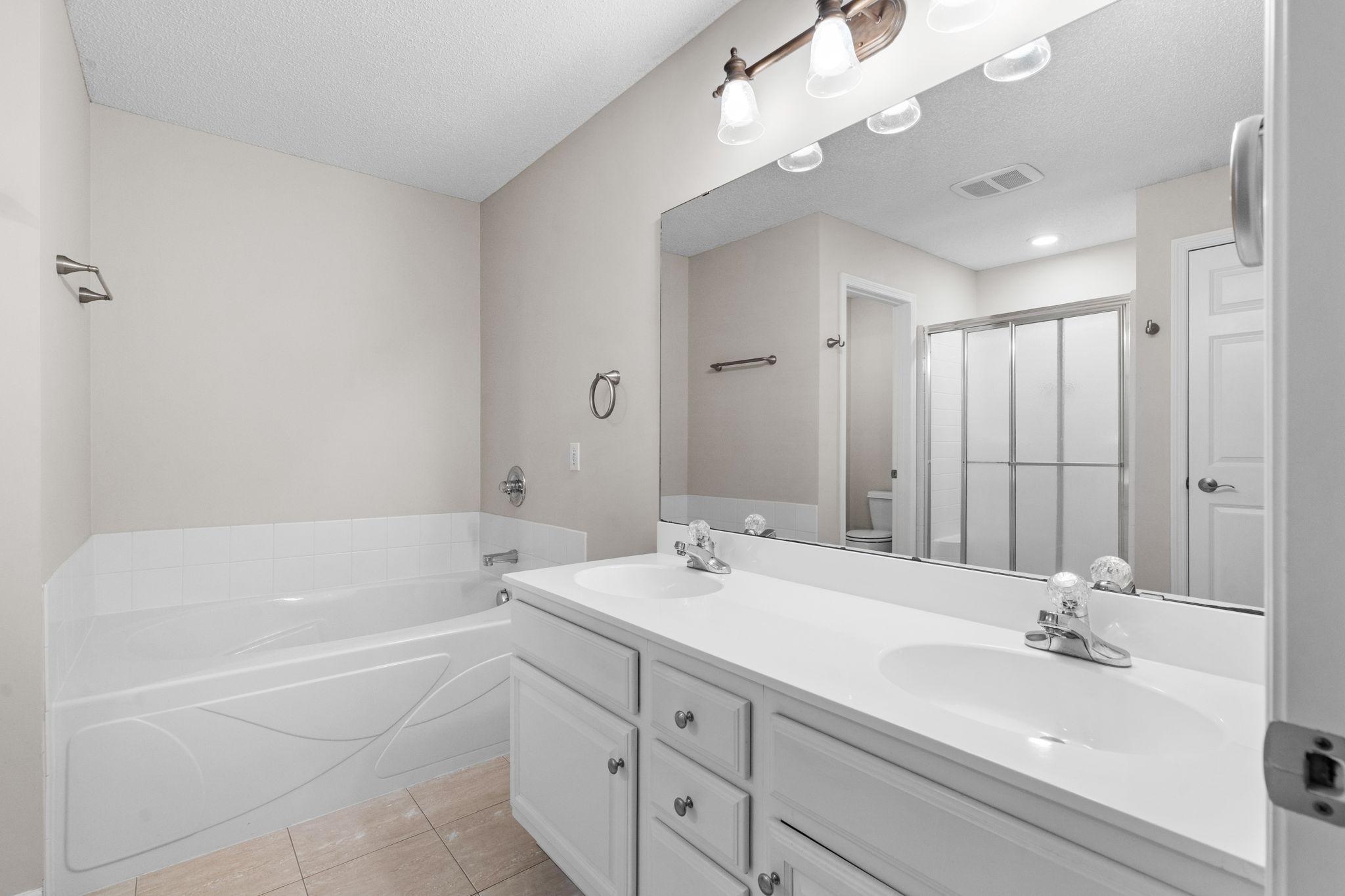 Large upper level bathroom