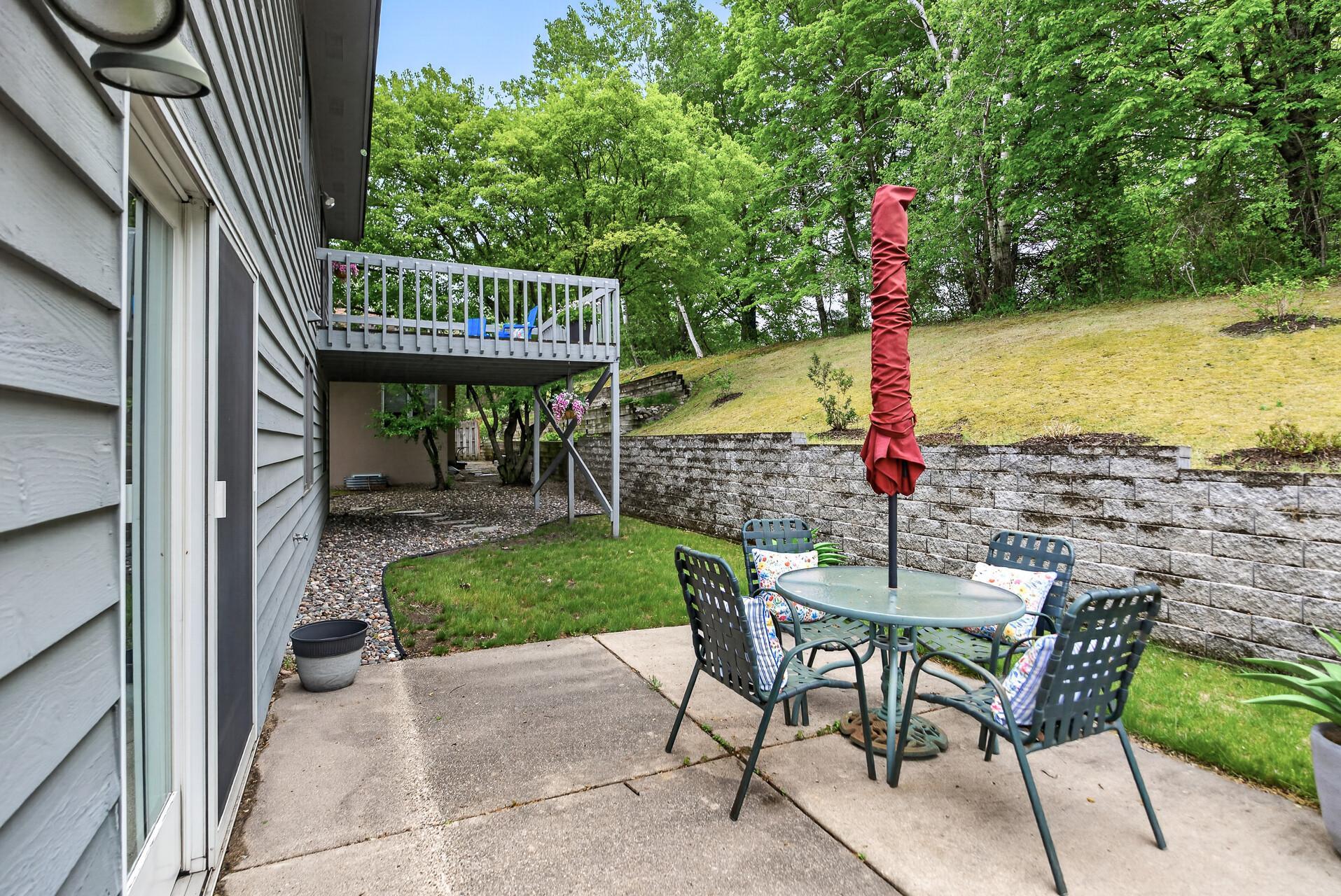 Private patio