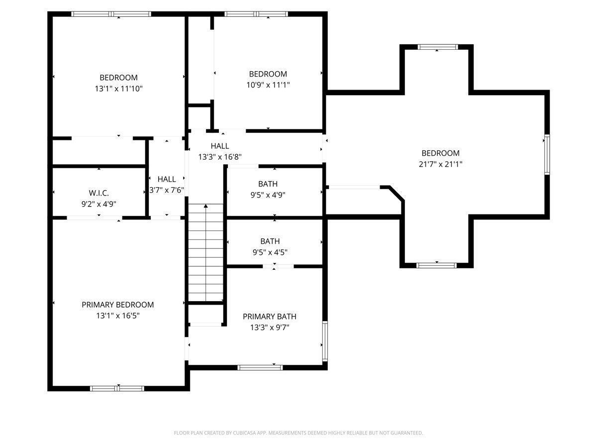 Upper Level Floor Plan