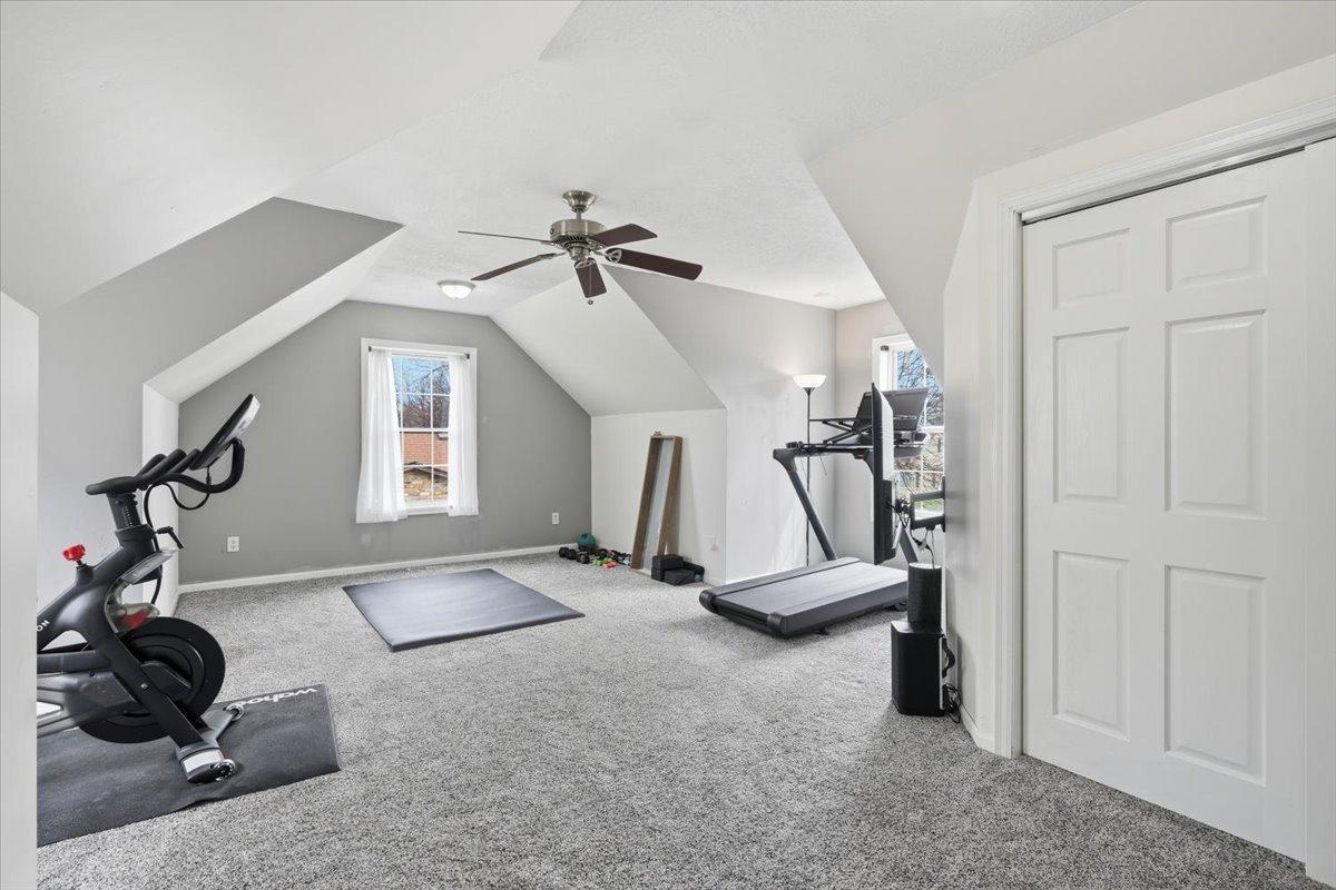 WOW - this forth bedroom on the upper level is incredibly versatile.