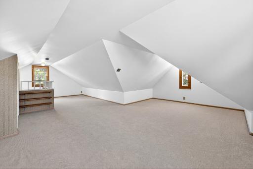 Spacious upper level with new carpeting.