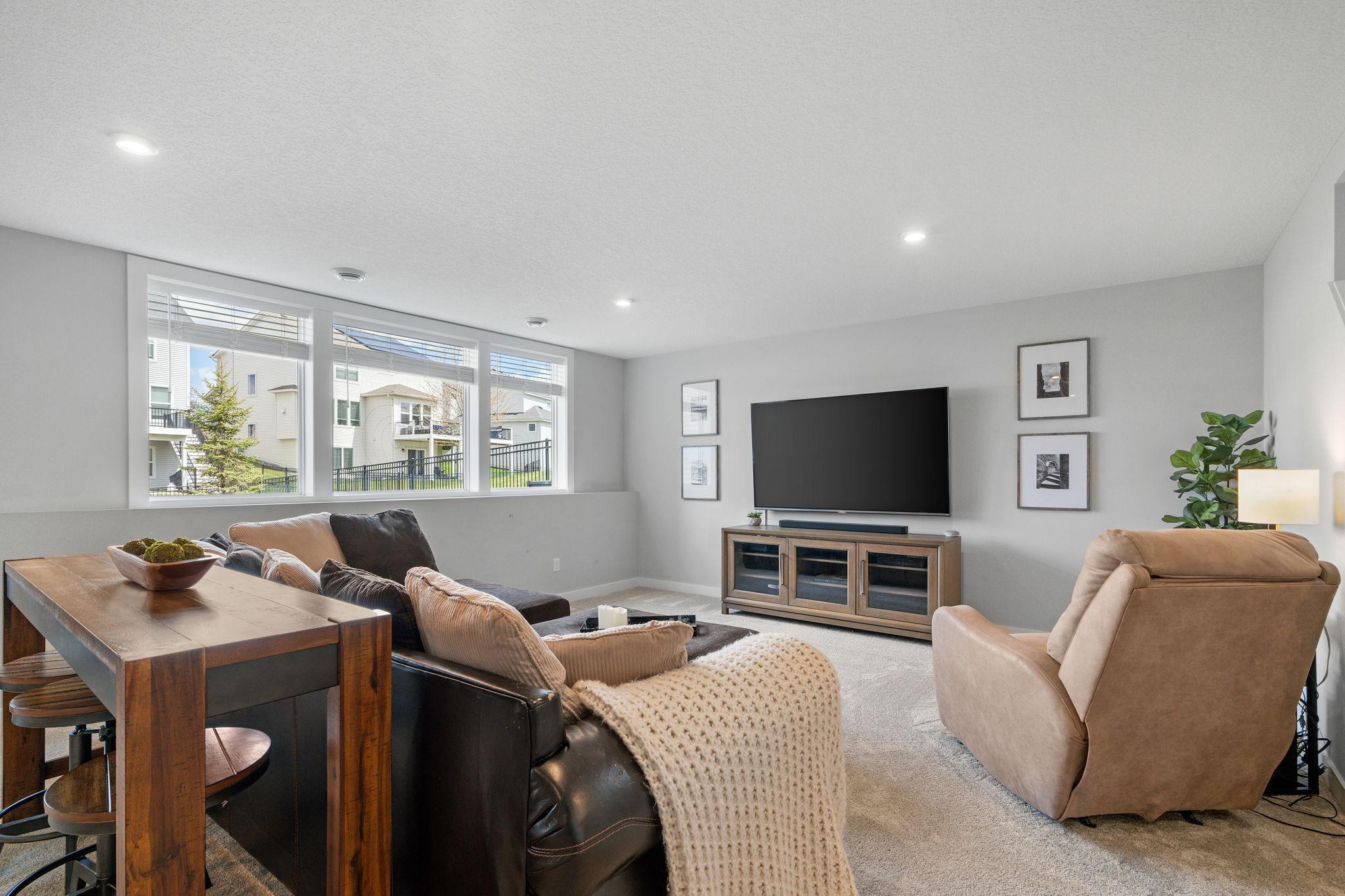 Finished LL w/ Family Room + gaming space