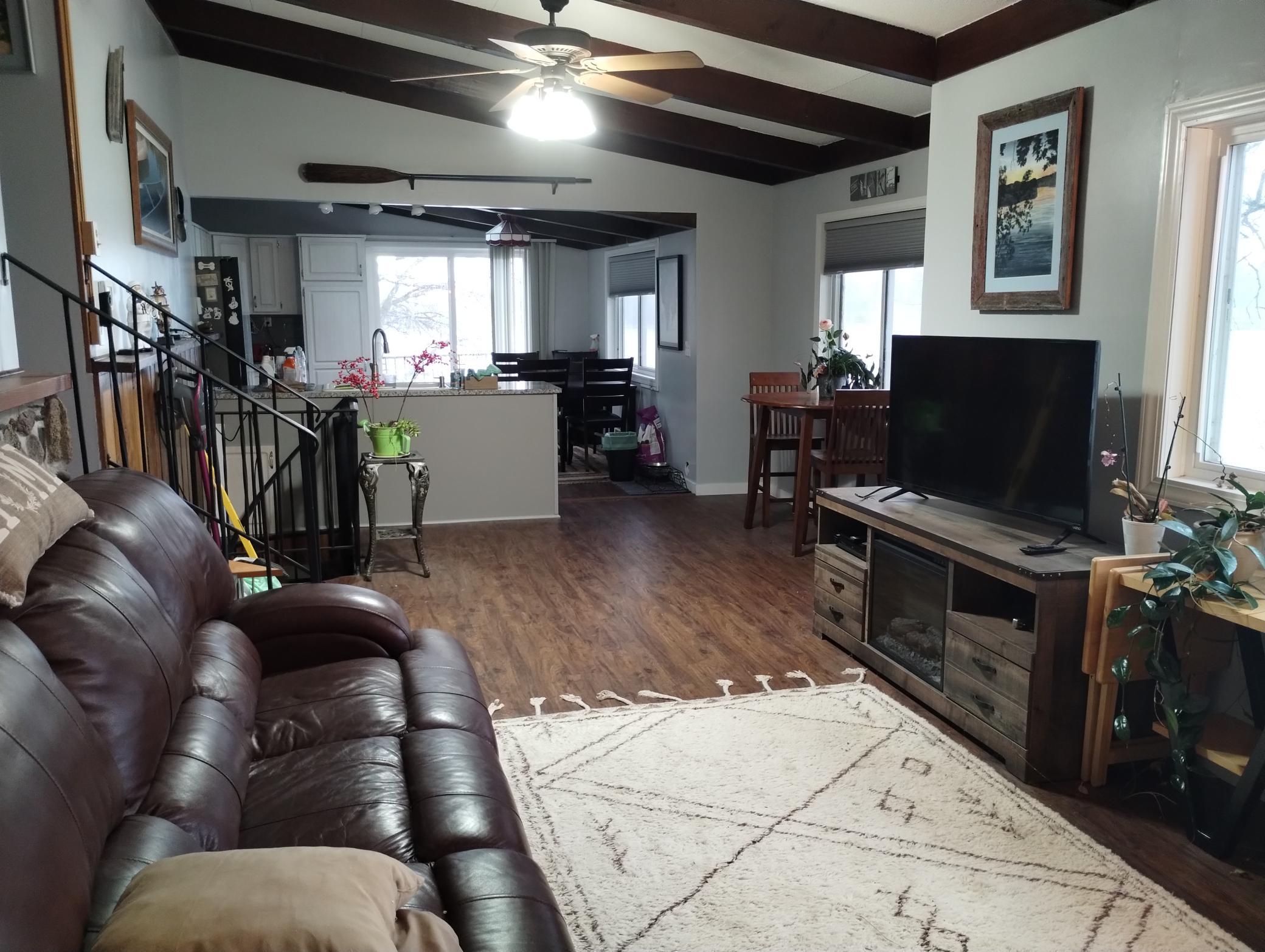 Looking towards kitchen from living room