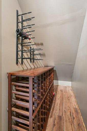 LL Bonus Room has tuck under mini-room for wine collections