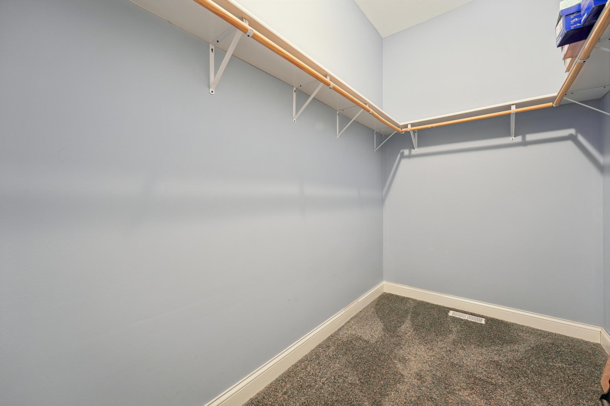 Primary walk in closet