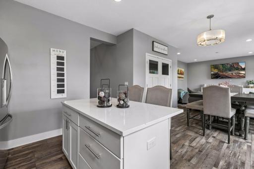 Pantry Located Right Next To Kitchen For Food Storage