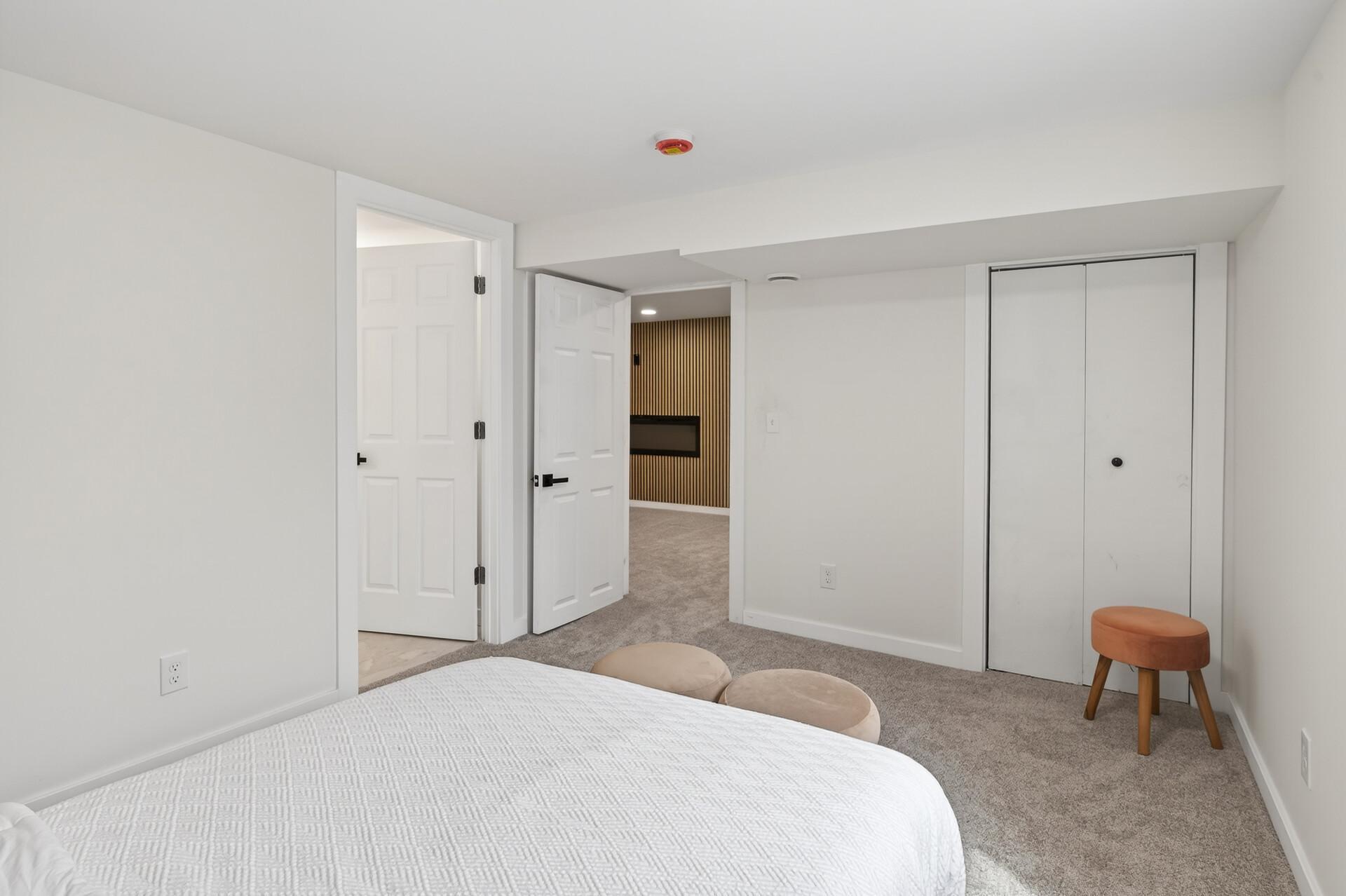 Lower level 3rd bedroom suite