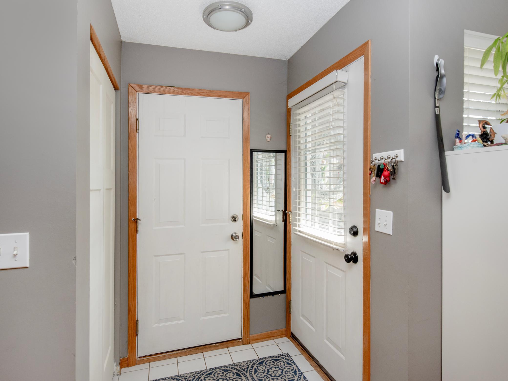 Front entry has coat closet and garage entrance as well.