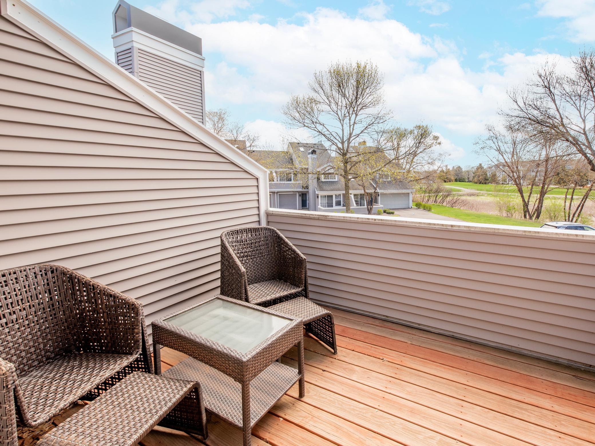 All upper level decks were renovated by association. Great views.