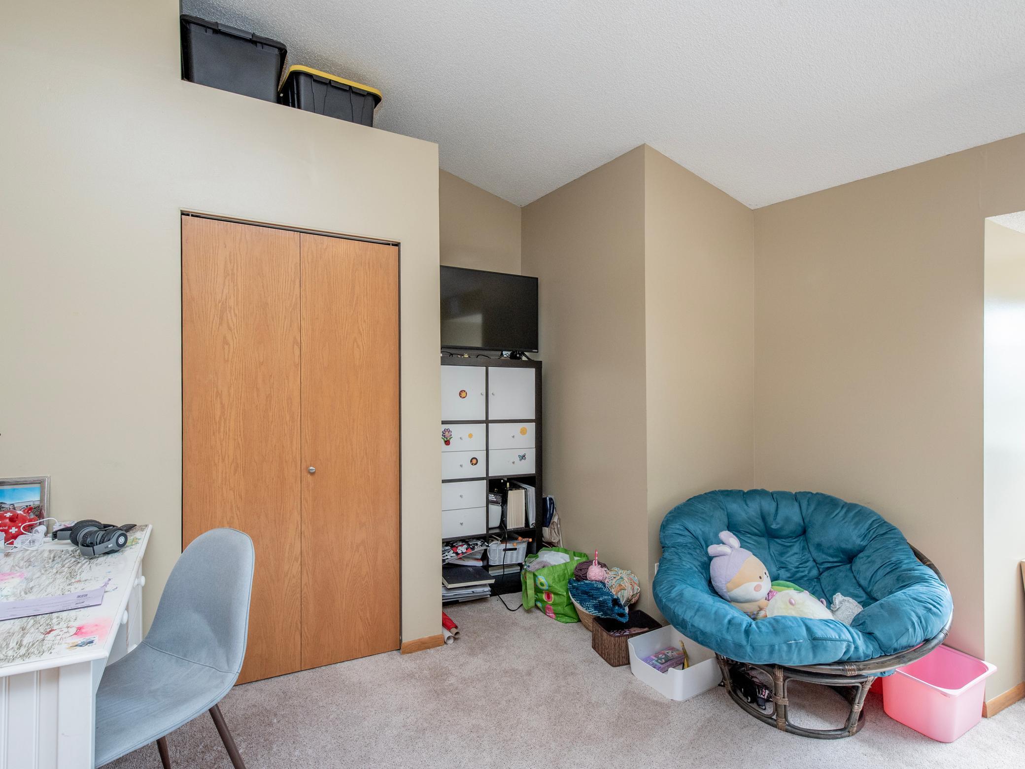 Two closet in 2nd bedroom, one is a walk-in closet.