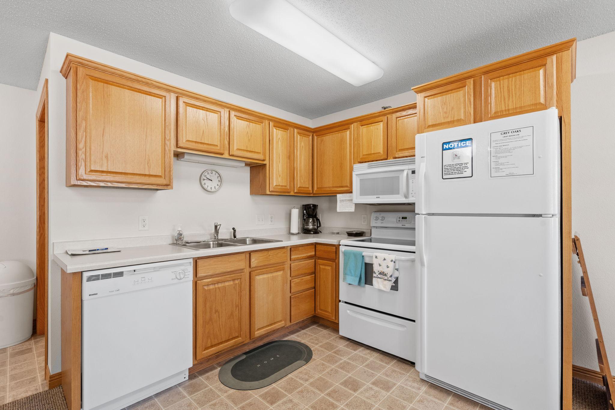 Community Hobby Room Kitchen