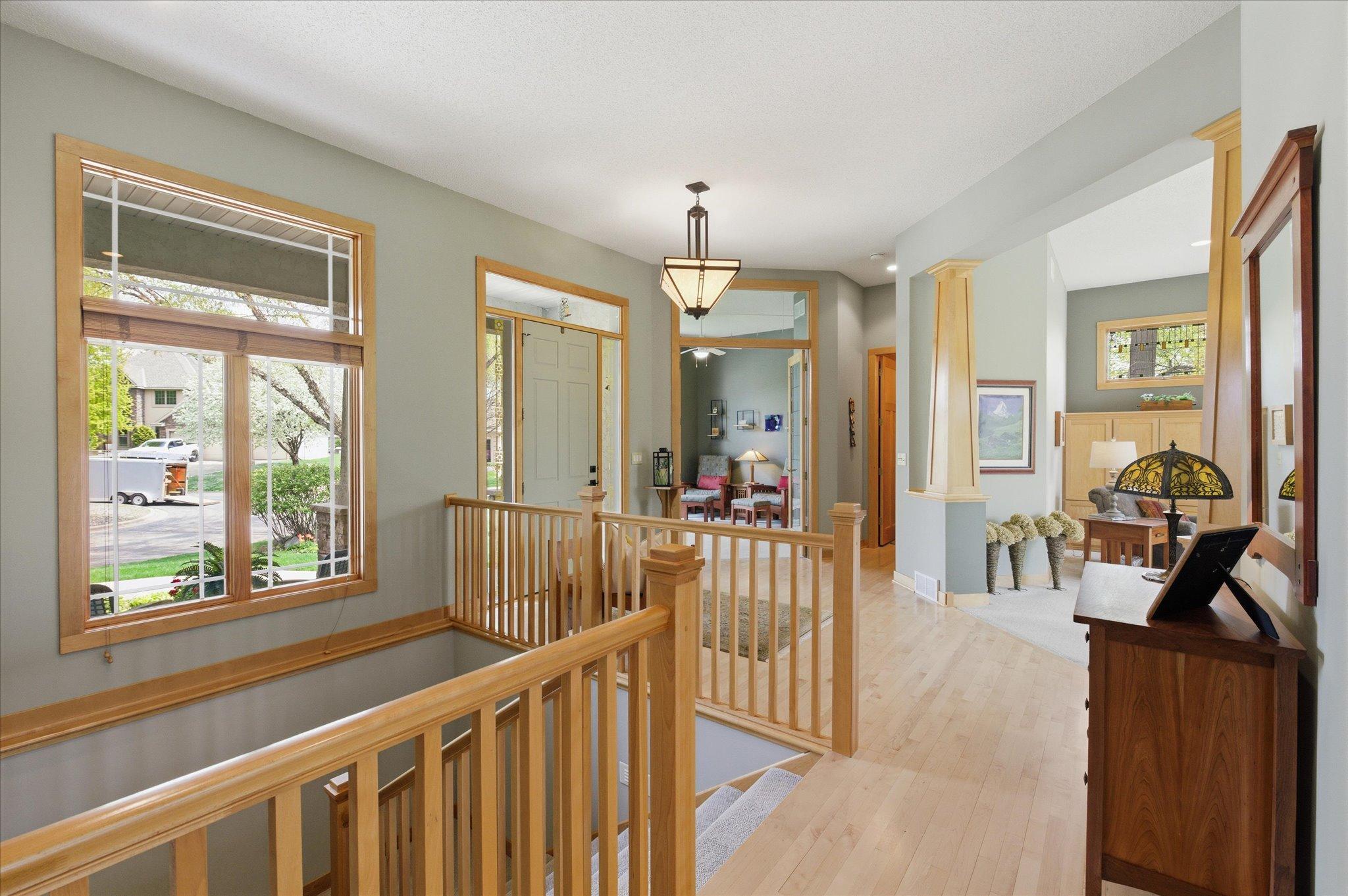 Convenient coat closet nearby for guests