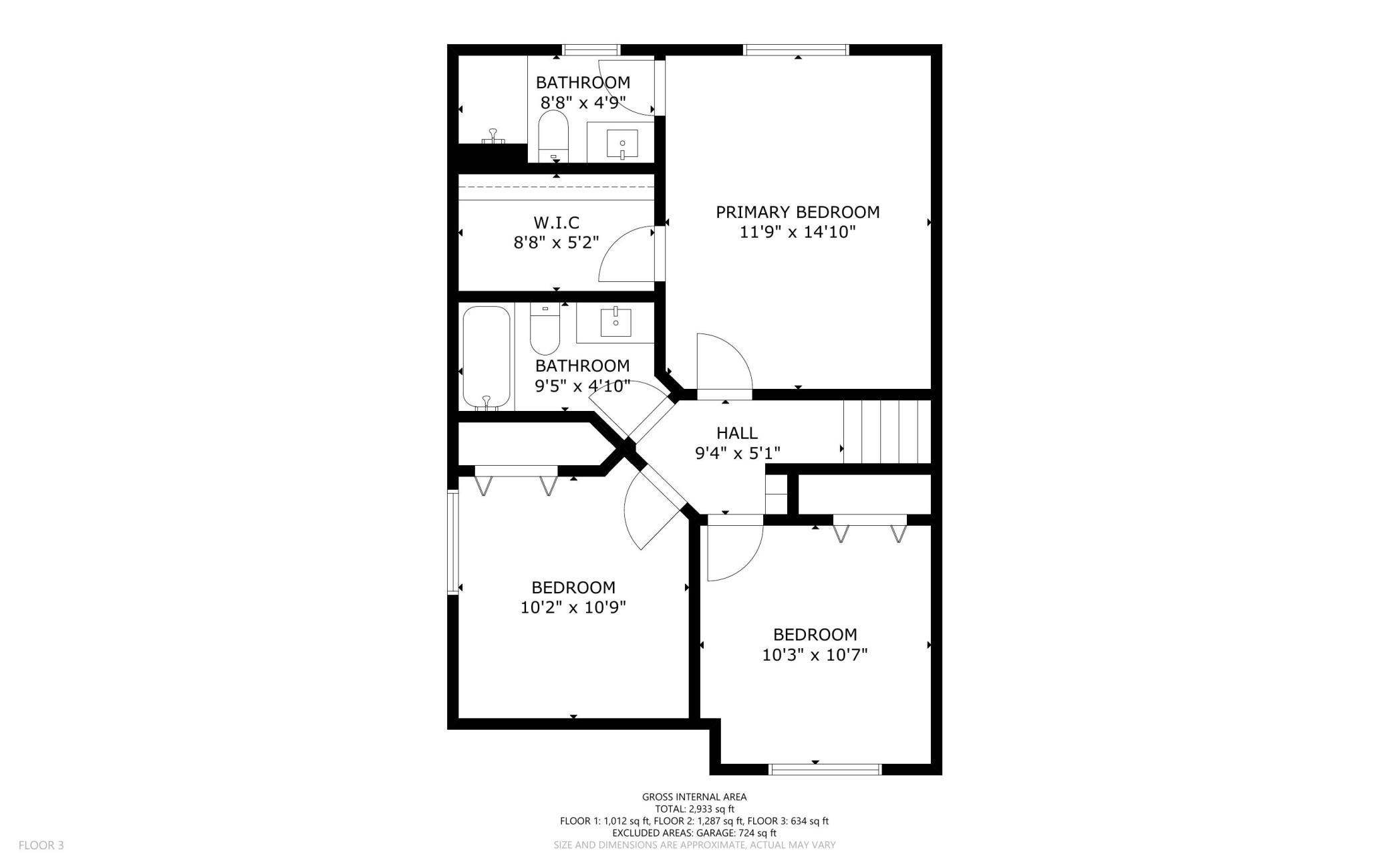 Floor Plan - upper level